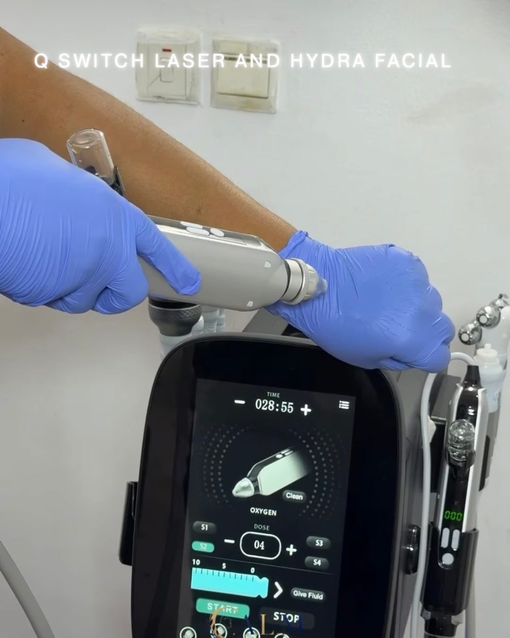 Q Switch Laser and Hydra Facial treatment at C.A.L.M